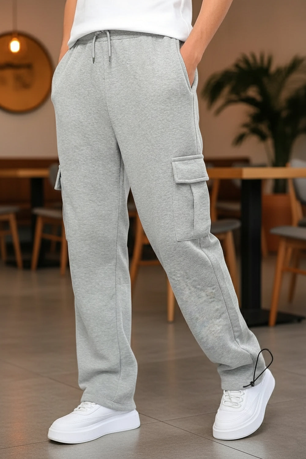 Relaxed Fit Cargo Joggers