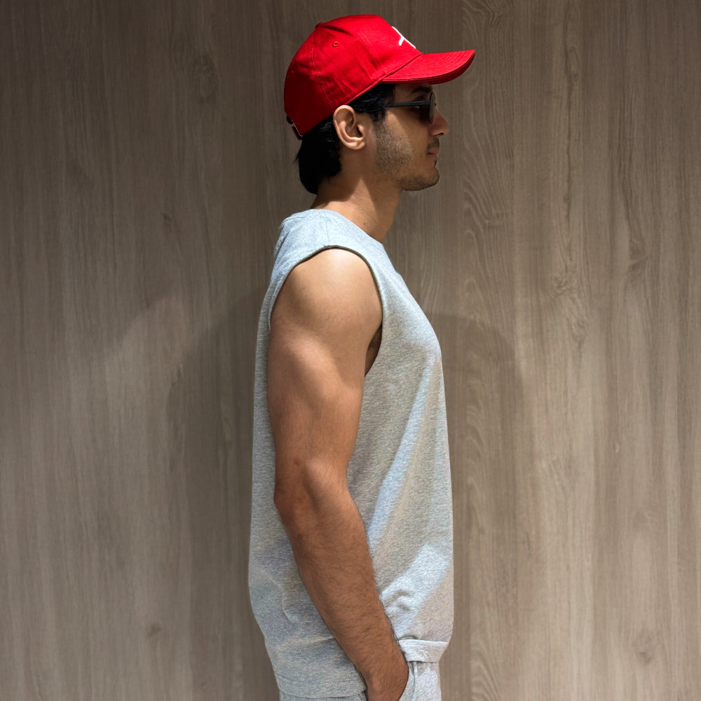 Mens Tank Top - Grey Melange