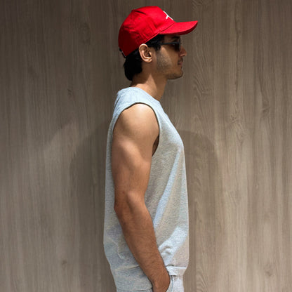 Mens Tank Top - Grey Melange