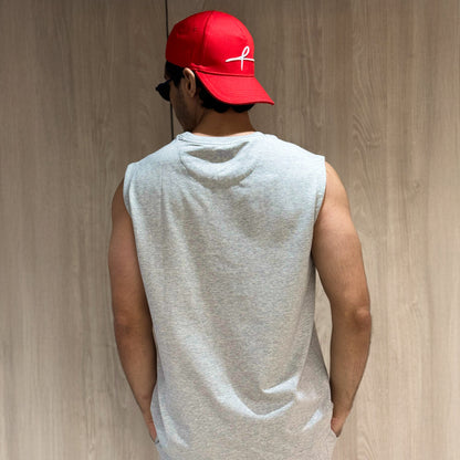Mens Tank Top - Grey Melange