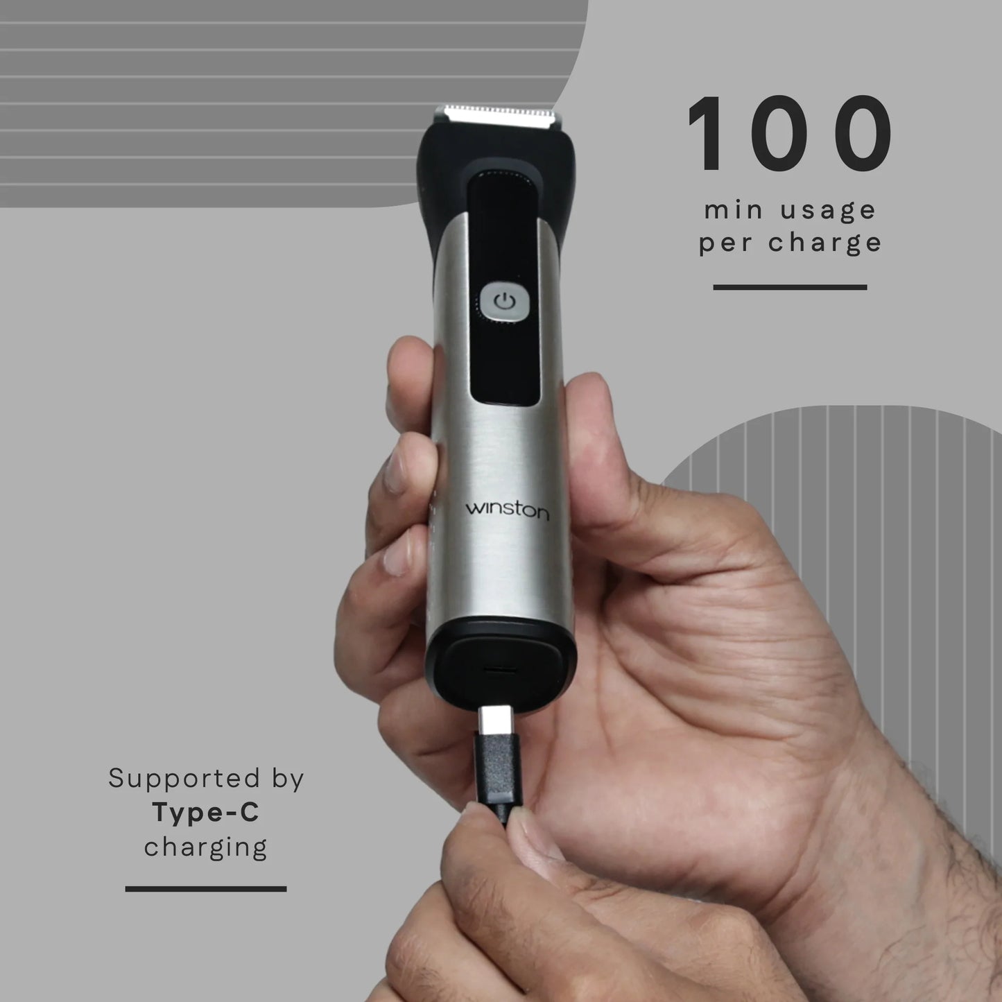 Groom Pro | 5-in-1 Metal Body Trimmer with Digital Display & EdgeSense Technology