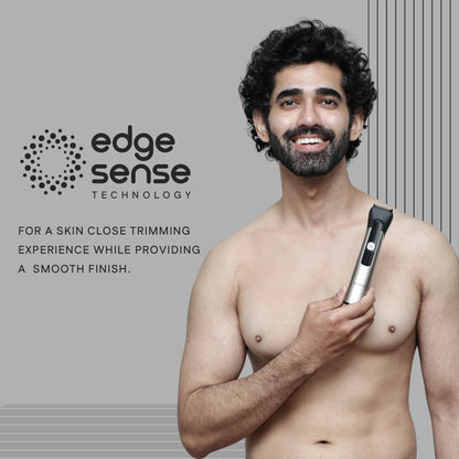 Groom Pro | 5-in-1 Metal Body Trimmer with Digital Display & EdgeSense Technology