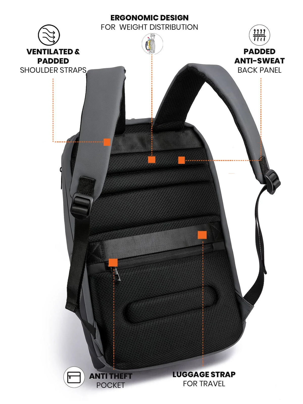 FUR JADEN The Drip Pack - Grey