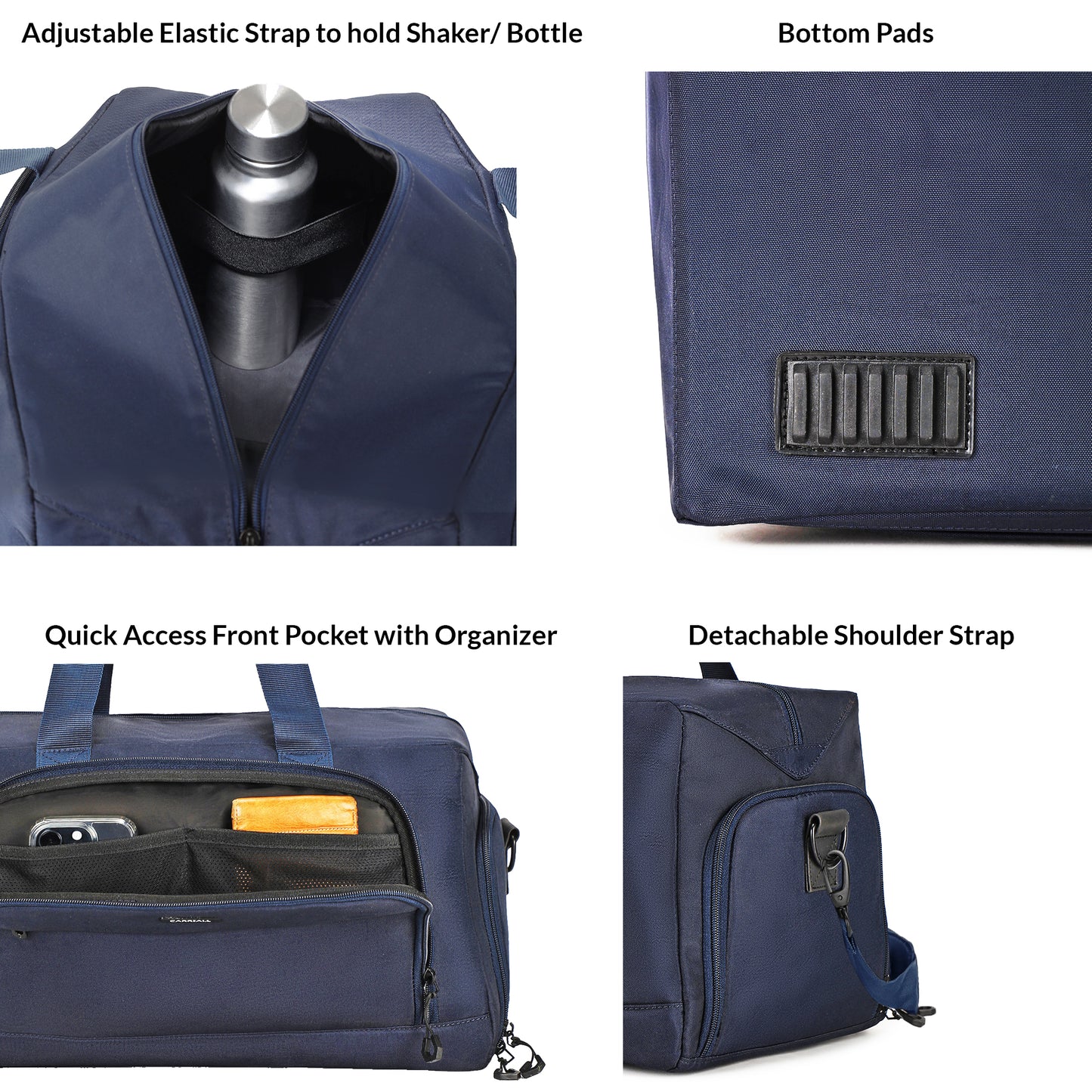 Carriall Gym Duffle Navy Blue Bag 23L