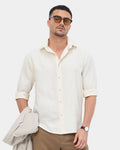 The Heritage Flannel Shirt Ecru