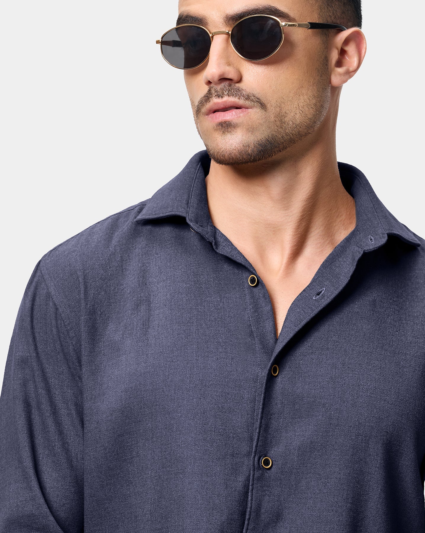 The Heritage Flannel Shirt Navy