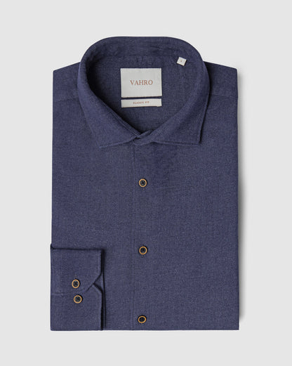 The Heritage Flannel Shirt Navy