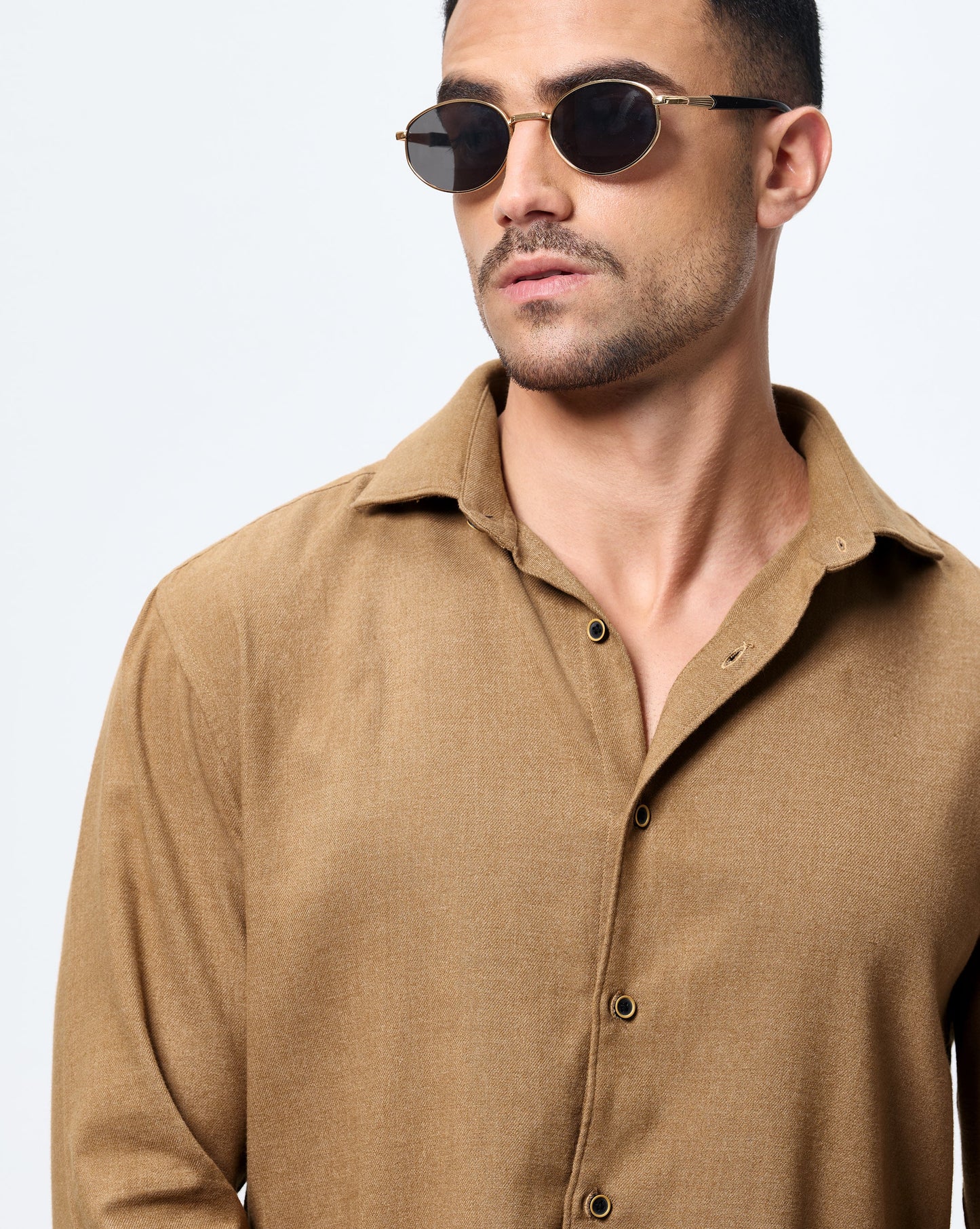 The Heritage Flannel Shirt Brown