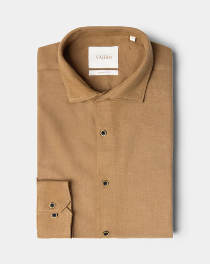 The Heritage Flannel Shirt Brown