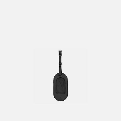 HARLOW LUGGAGE TAG PEBBLE BLACK