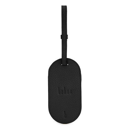 HARLOW LUGGAGE TAG PEBBLE BLACK