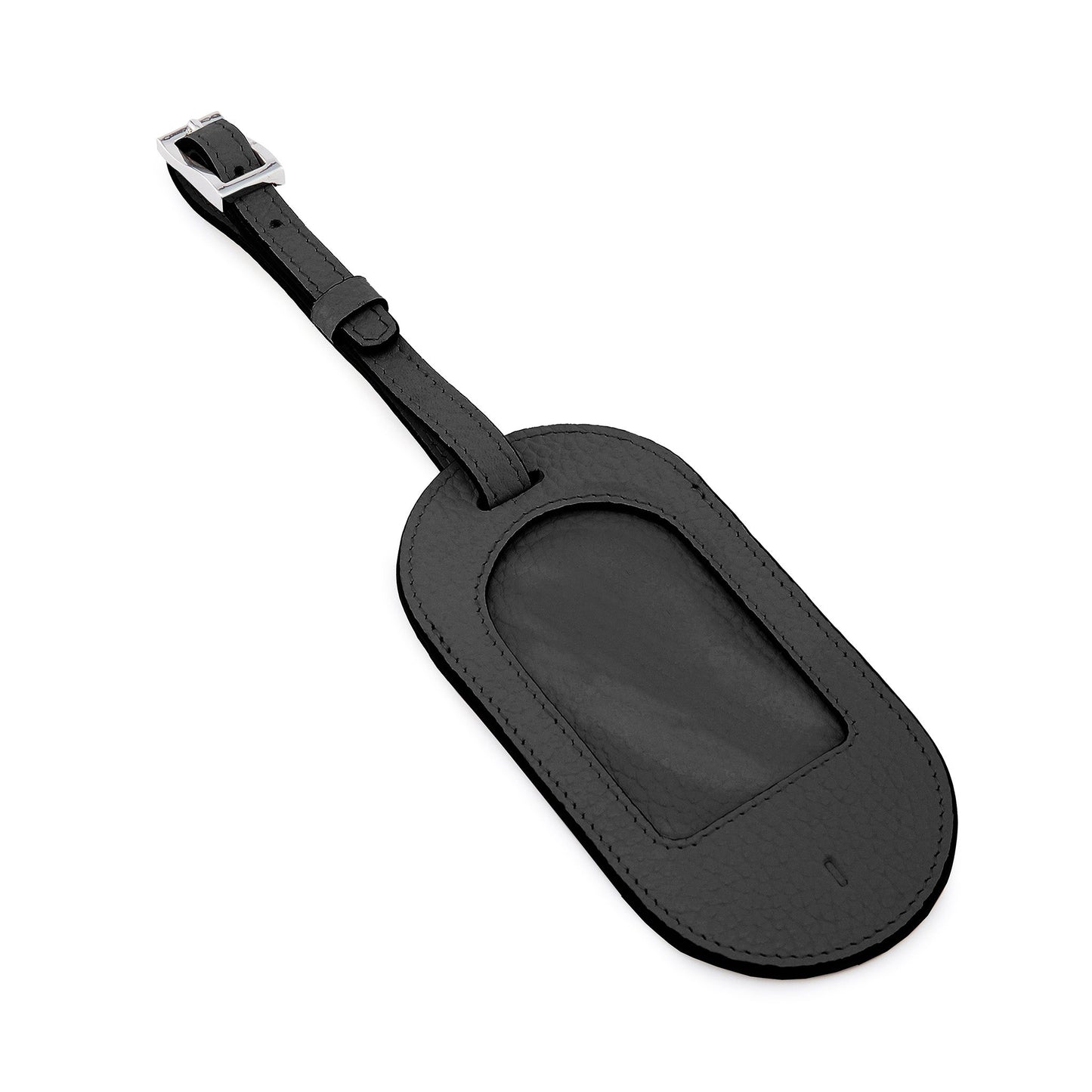 HARLOW LUGGAGE TAG PEBBLE BLACK