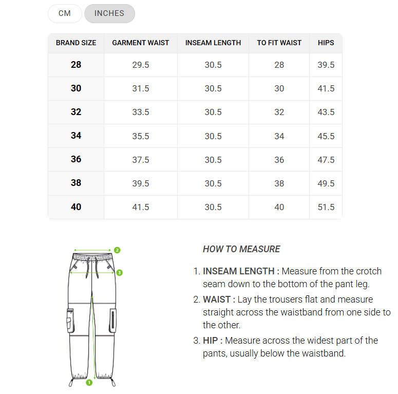 Size Guide