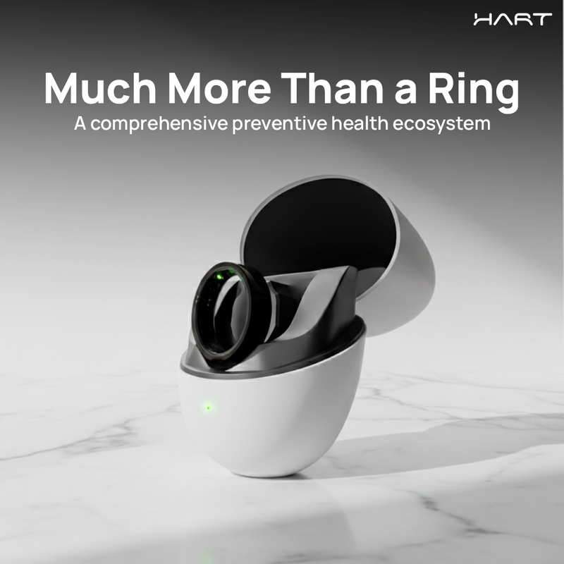 FITTR HART X2 Smart Ring (Gunmetal Black, 13)