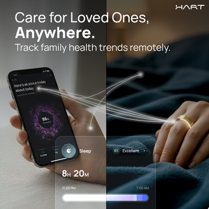 FITTR HART X2 Smart Ring (Frost Silver, 13)