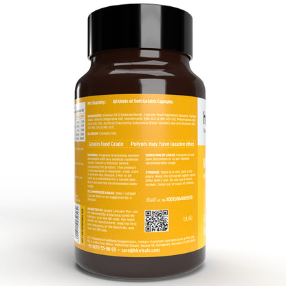 HealthKart hk vitals Vitamin D3 (600 IU), 60 Capsules