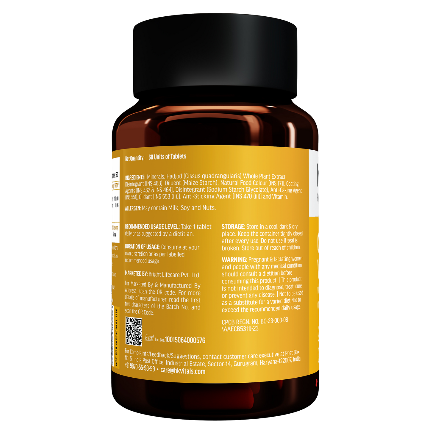 HealthKart hk vitals Calcium + Vitamin D3 Supplement (60 Tablets) | With Magnesium & Zinc | HK Vitals at Broadway