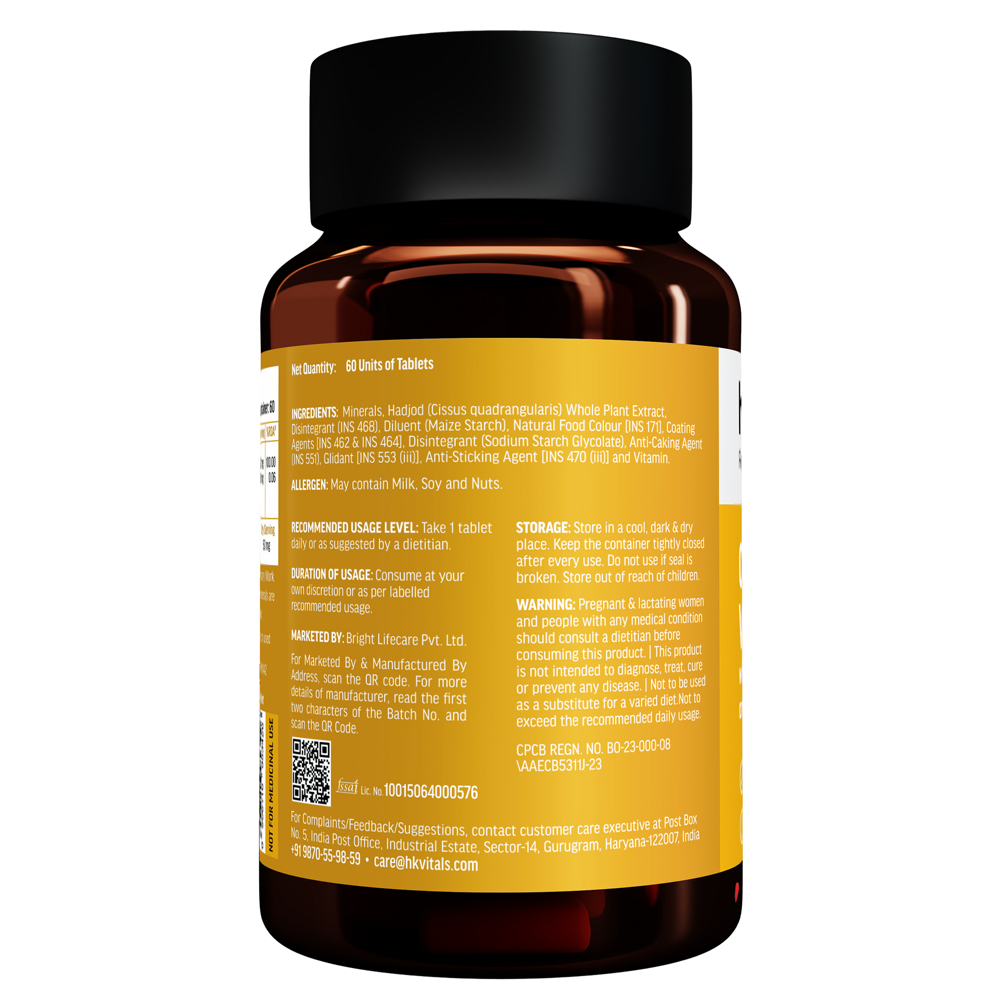 HealthKart hk vitals Calcium + Vitamin D3 Supplement (60 Tablets) | With Magnesium & Zinc | HK Vitals at Broadway