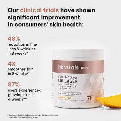 HealthKart hk vitals Marine Collagen Supplement (200g) | Vitamin C, E, Sodium Hyaluronate | HK Vitals at Broadway