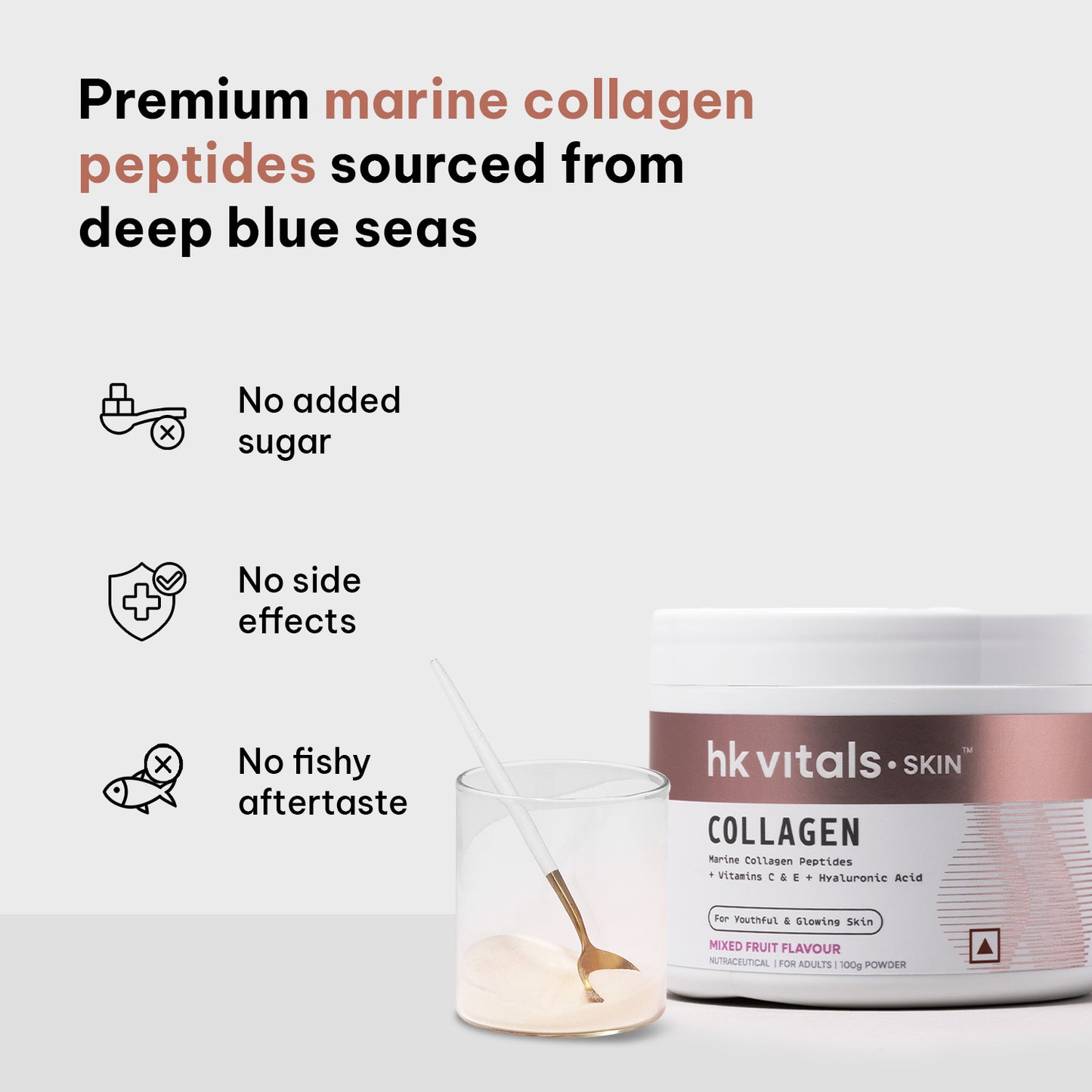 HealthKart HK Vitals Skin Radiance Collagen Supplement with Biotin,100 g | HK Vitals at Broadway