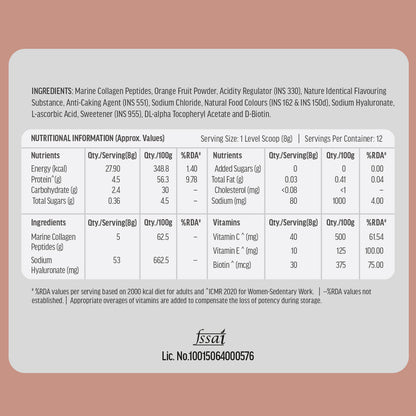 HealthKart HK Vitals Skin Radiance Collagen Supplement with Biotin,100 g | HK Vitals at Broadway