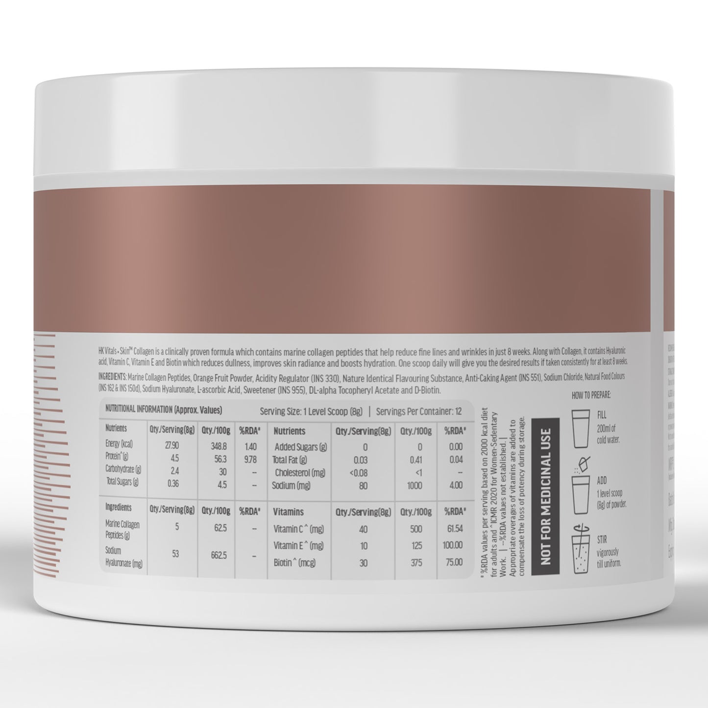HealthKart HK Vitals Skin Radiance Collagen Supplement with Biotin,100 g | HK Vitals at Broadway