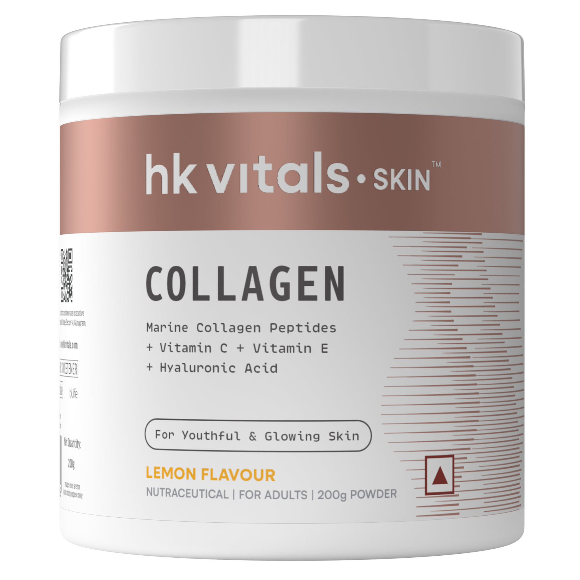 HealthKart hk vitals Marine Collagen Supplement (200g) | Vitamin C, E, Sodium Hyaluronate | HK Vitals at Broadway
