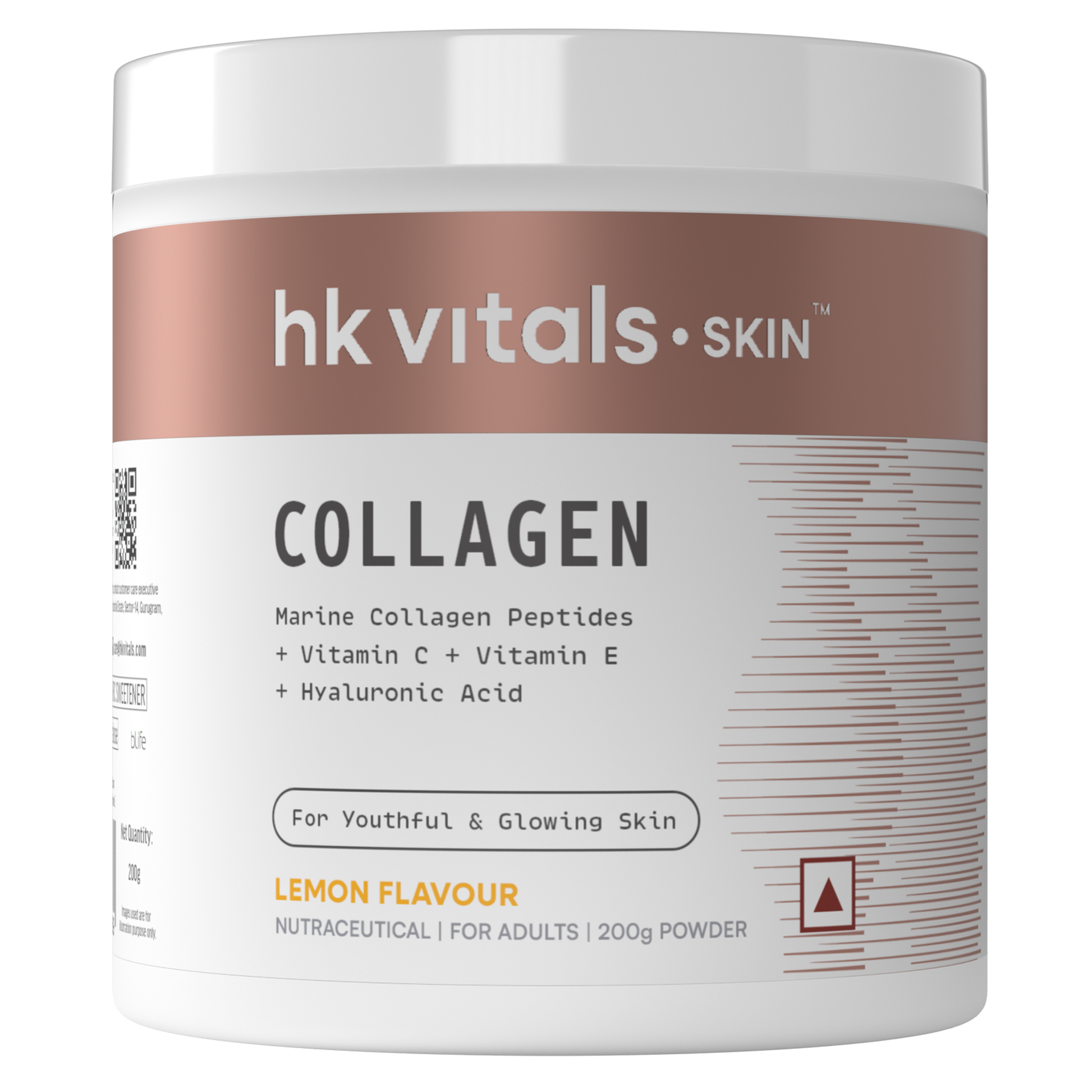 HealthKart hk vitals Marine Collagen Supplement (200g) | Vitamin C, E, Sodium Hyaluronate | HK Vitals at Broadway