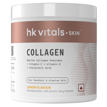 HealthKart hk vitals Marine Collagen Supplement (200g) | Vitamin C, E, Sodium Hyaluronate | HK Vitals at Broadway