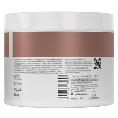 HealthKart hk vitals Skin Radiance Marine Collagen Supplement (Lemon, 100g) | Vitamin C, E | HK Vitals at Broadway