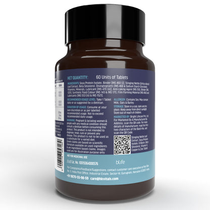 HealthKart hk vitals DHT Blocker with Biotin (60 Tablets) | Stinging Nettle and Soya Protein