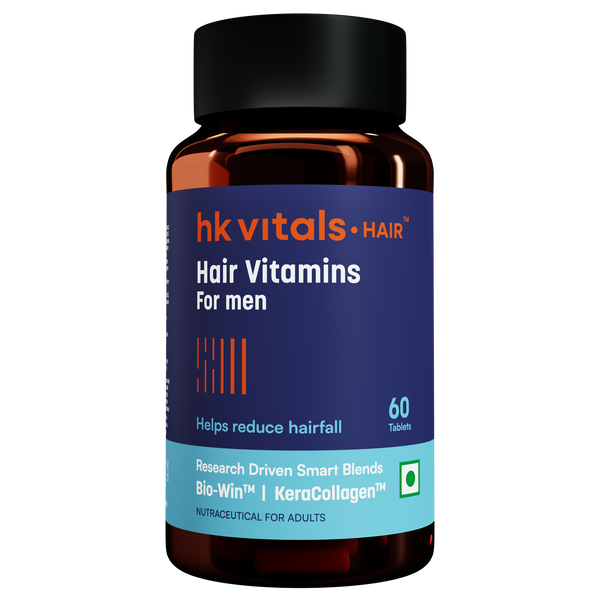 HealthKart HK Vitals Hair Vitamins for Men, 60 tablets