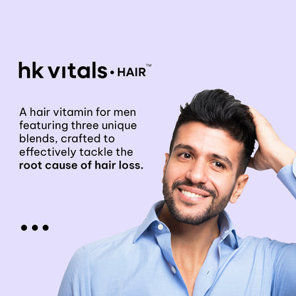 HealthKart HK Vitals Hair Vitamins for Men, 60 tablets | HK Vitals at Broadway