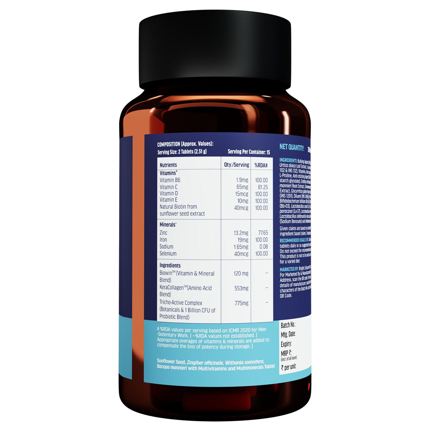HealthKart Hair Multivitamin with Biotin & Omega | HK Vitals at Broadway