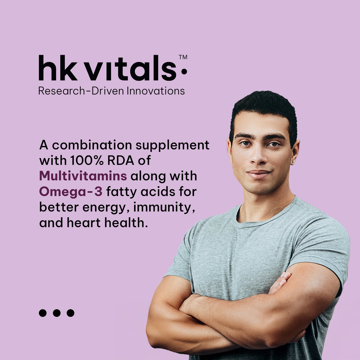 HealthKart hk vitals Multivitamin with Omega-3 Supplement (60 Capsules) | For Men and Women | HK Vitals at Broadway