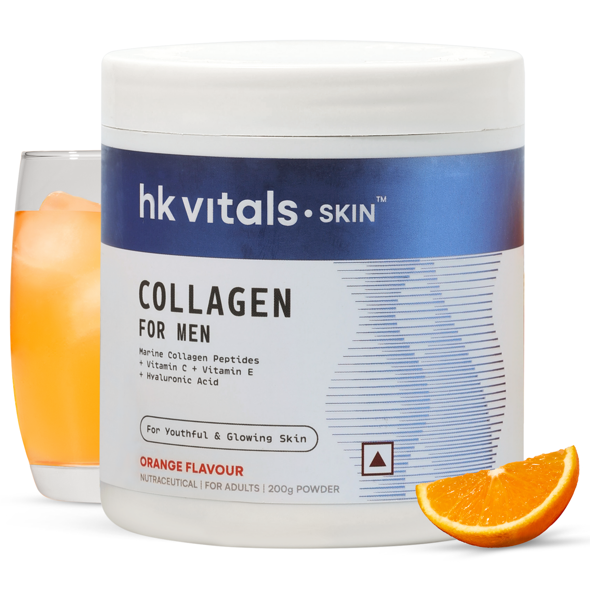 HealthKart hk vitals Marine Collagen for Men Supplement | Vitamin C, E | HK Vitals at Broadway