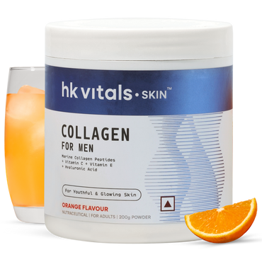 HealthKart hk vitals Marine Collagen for Men Supplement | Vitamin C, E
