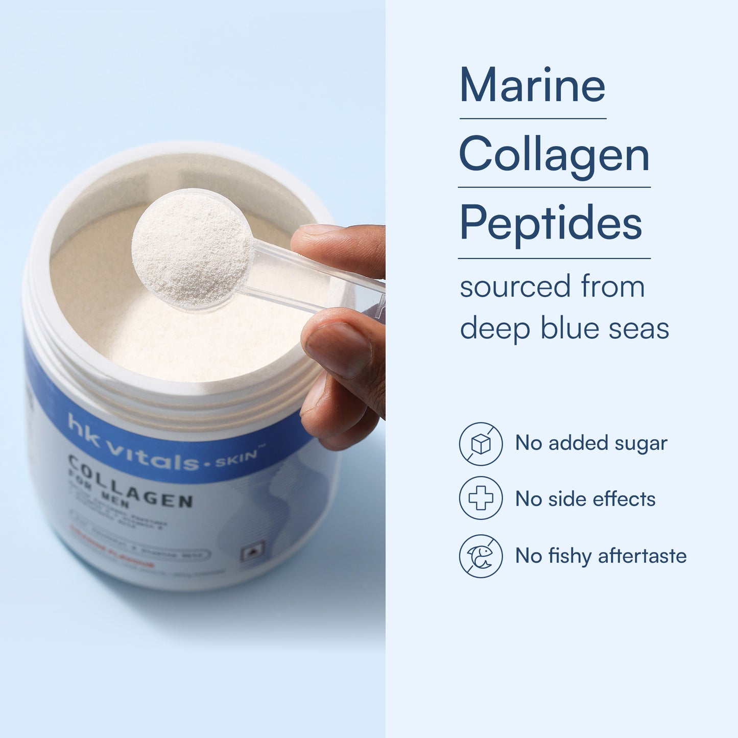 HealthKart hk vitals Marine Collagen for Men Supplement | Vitamin C, E | HK Vitals at Broadway
