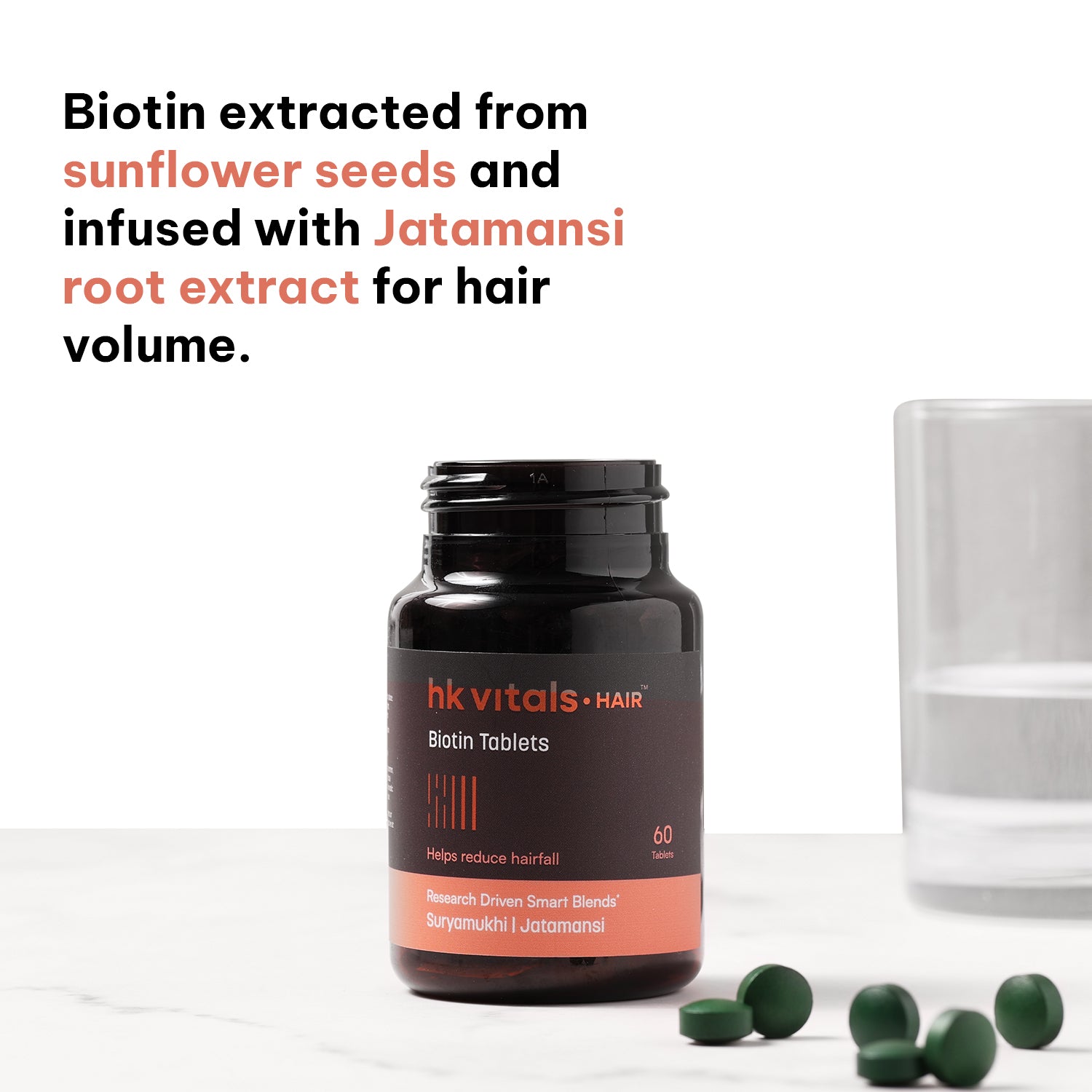 HealthKart HK Vitals Biotin, High Strength Supplement for Hair Growth, Skin & Nails Health (60 No) | HK Vitals at Broadway