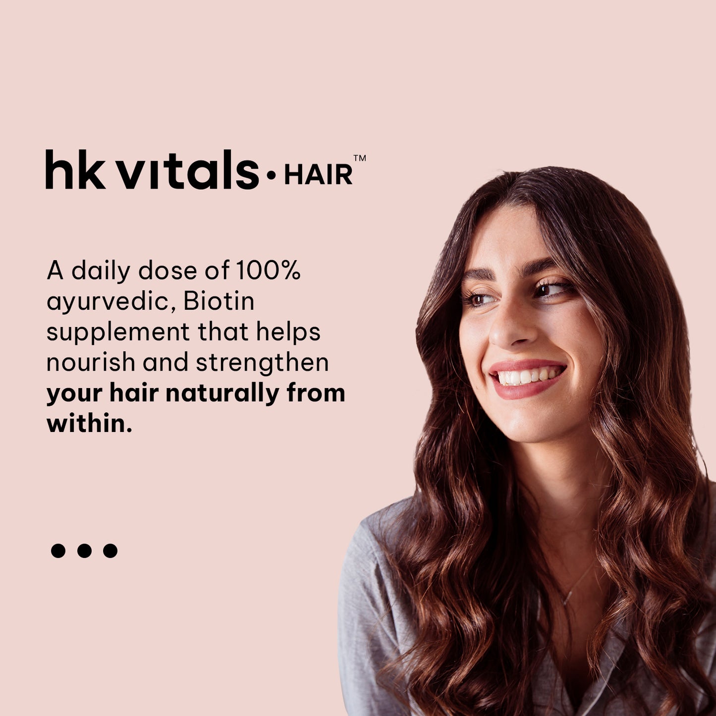 HealthKart hk vitals Biotin (90 Tablets) | Supplement for Hair Growth, Strong Hair and Glowing Skin