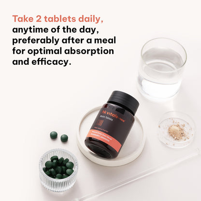 HealthKart hk vitals Biotin (90 Tablets) | Supplement for Hair Growth, Strong Hair and Glowing Skin