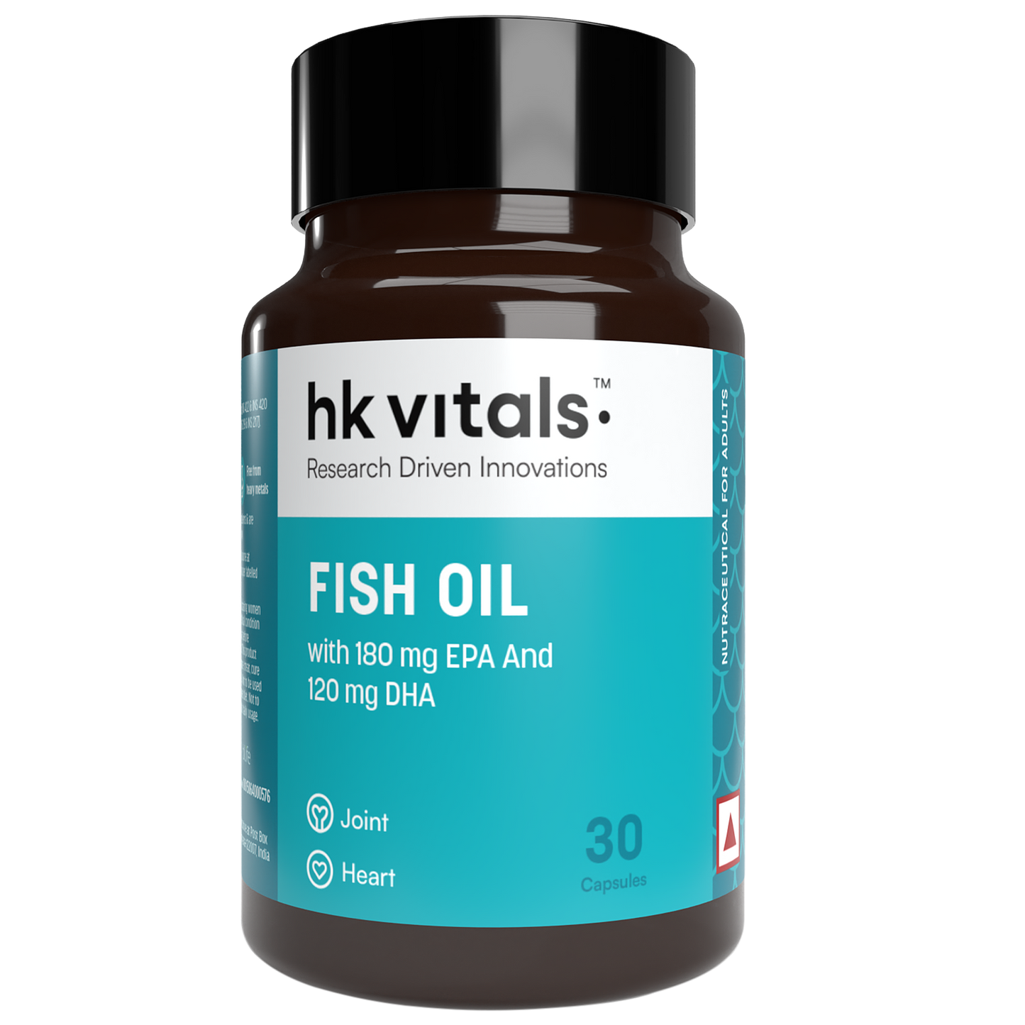 HealthKart Fish Oil, 30 Caps, 1000mg Omega 3 | HK Vitals at Broadway
