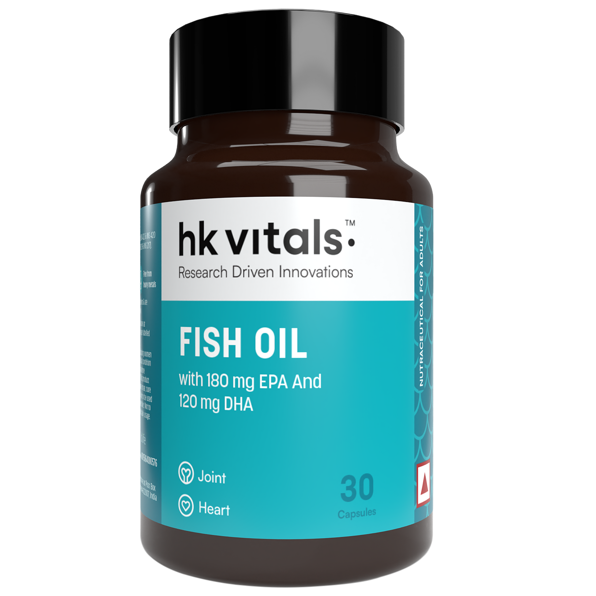 HealthKart Fish Oil, 30 Caps, 1000mg Omega 3 | HK Vitals at Broadway