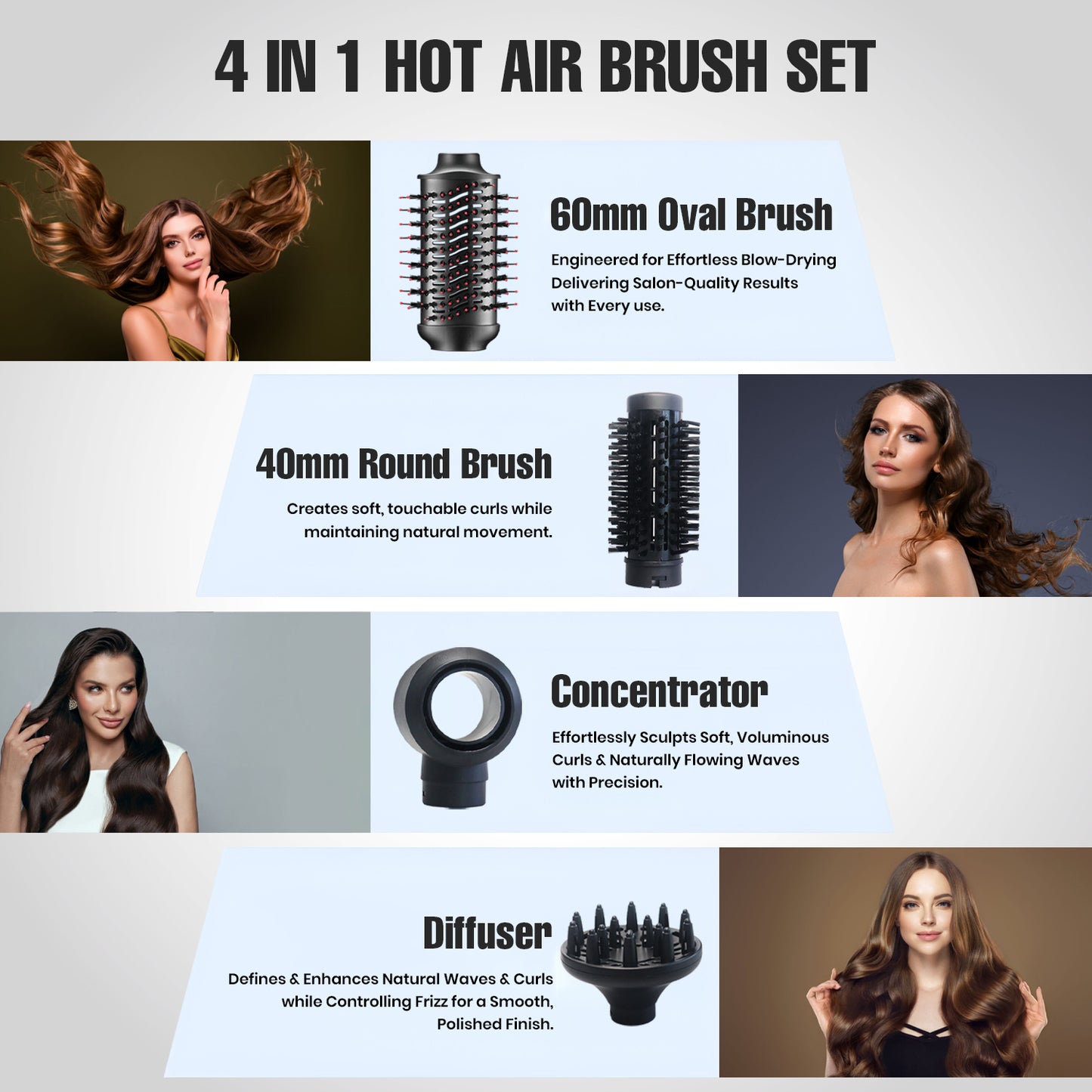 VGR V-484 Hot Air Brush