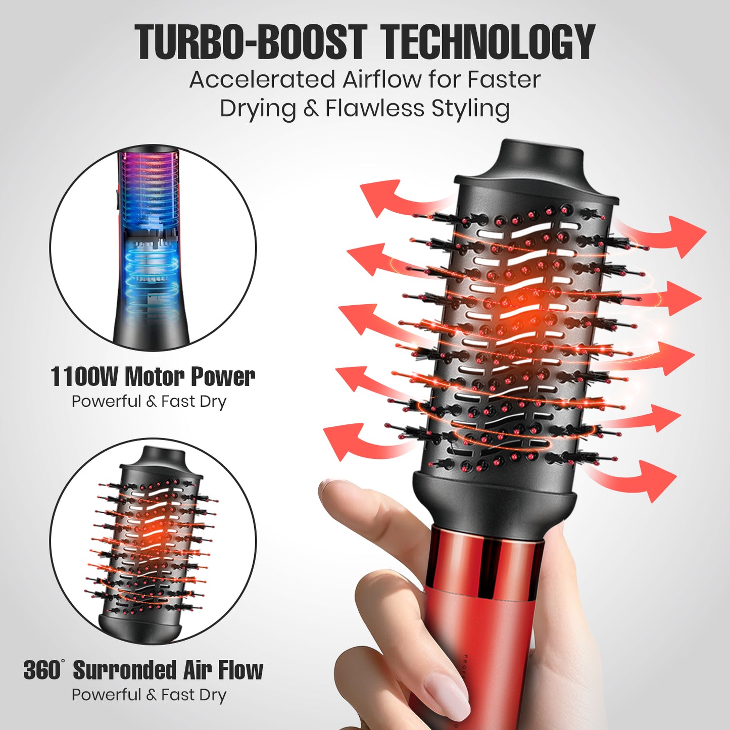 VGR V-484 Hot Air Brush