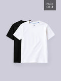 Habit Organic Cotton T-Shirt | Classic Combo Pack - White & Black