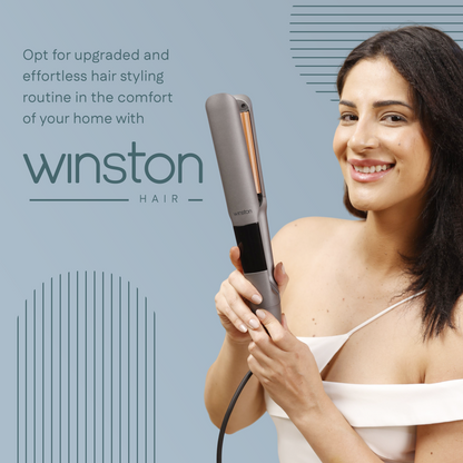 Hair Crimper | Volumized & Textured Styling with Ceramic Plates | Winston at Broadway
