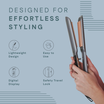 Hair Crimper | Volumized & Textured Styling with Ceramic Plates | Winston at Broadway