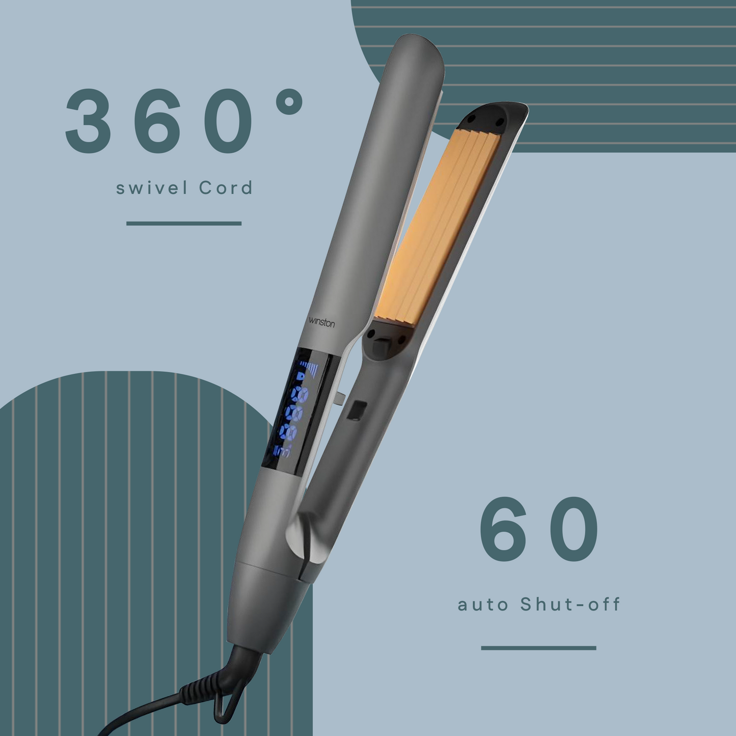 Hair Crimper | Volumized & Textured Styling with Ceramic Plates | Winston at Broadway