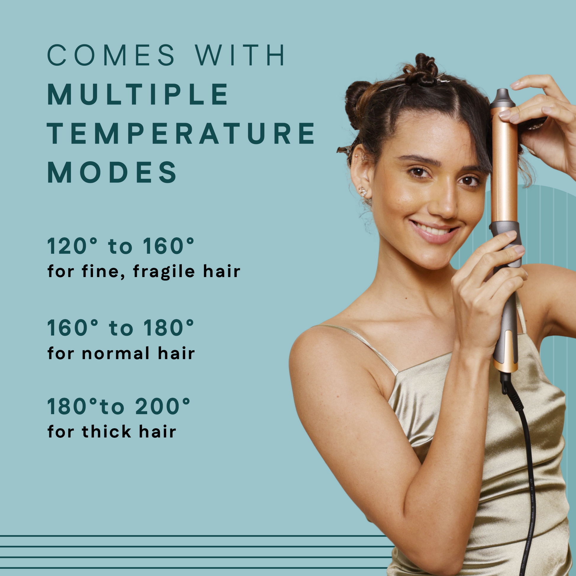 Hair Curling Tong | 25MM Ceramic Barrel for Long-Lasting Curls | Winston at Broadway